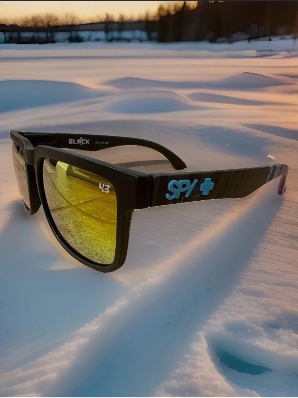 New SPY+ Optic Helm Sunglasses Purple with Blue Black Frames Multicolor Lenses